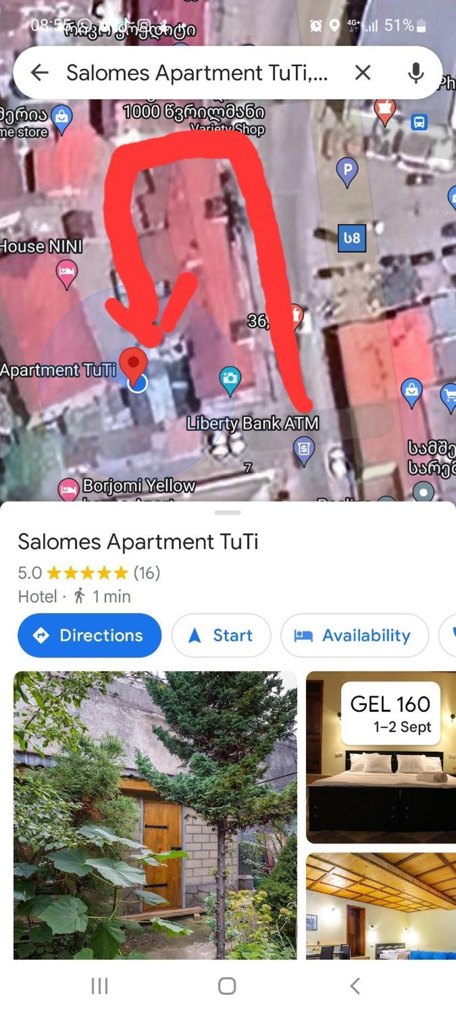 Salomes Apartment Tuti Bordschomi Exterior foto